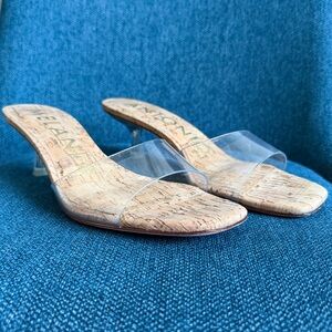 Antonio Melani Clear Slide Sandals - 8